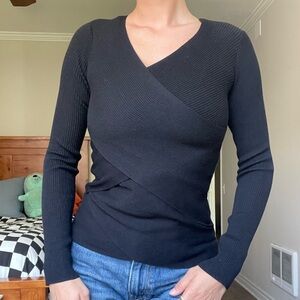 Bailey/44 long sleeved ribbed top - size XS